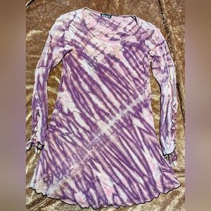 Jaxi Size Medium Tie Dye Tunic Top